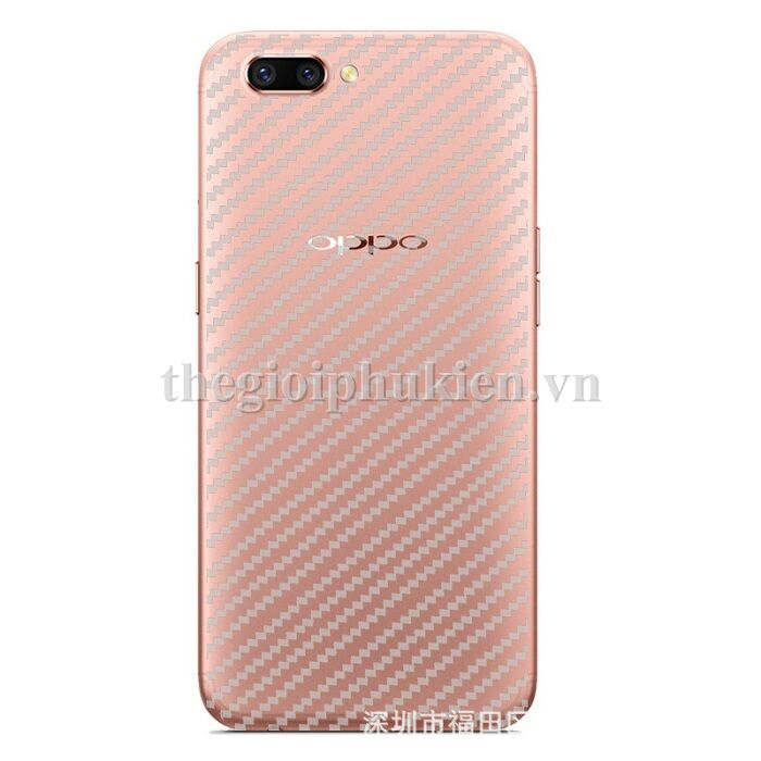 Miếng dán vân carbon, các bon mặt lưng cho OPPO A3S