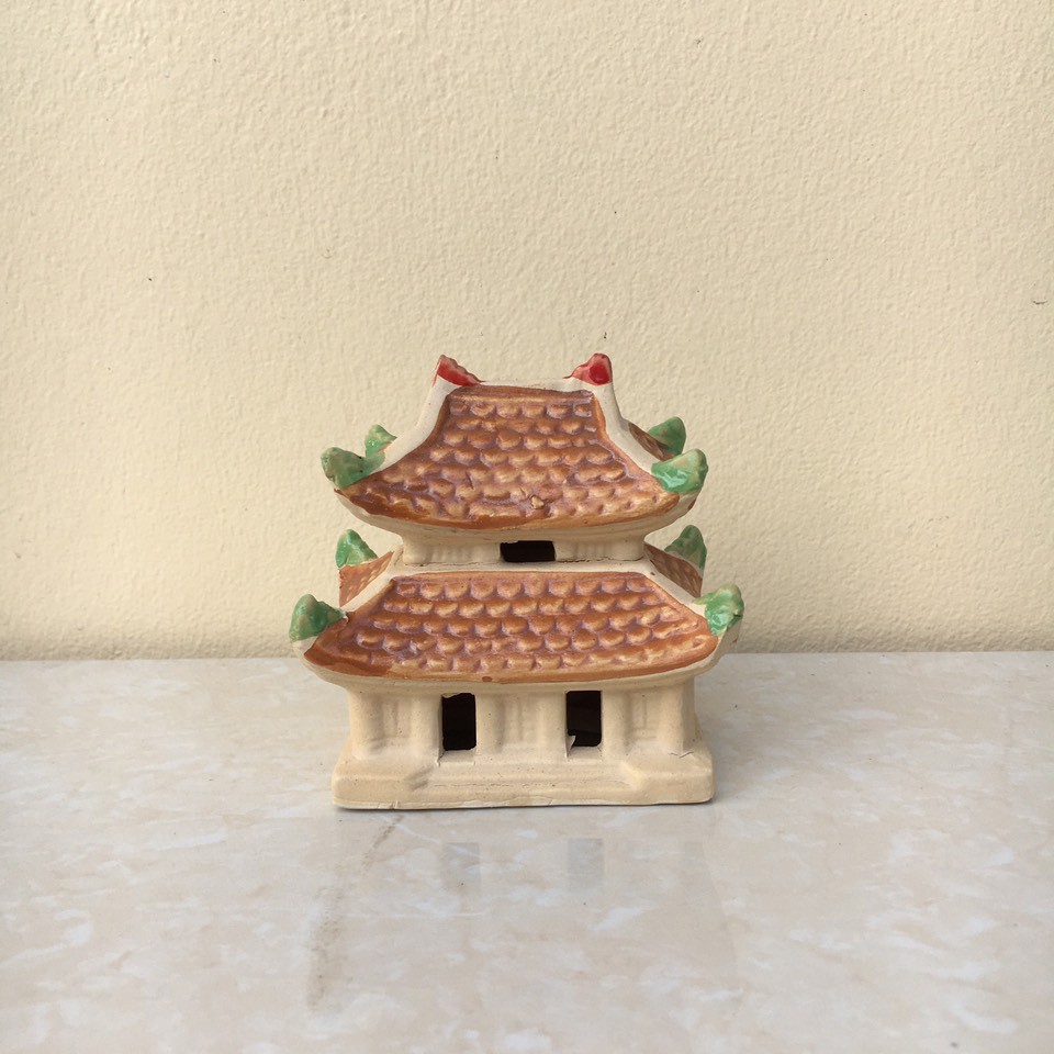 Tiểu cảnh Đình mini gốm Bát tràng 1 size TC-25