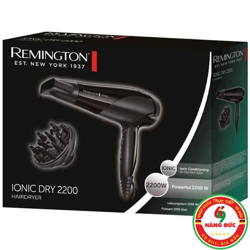 Sấy tóc Remington Ionic Dry D3190 2200W màu tím - HANGDUC69