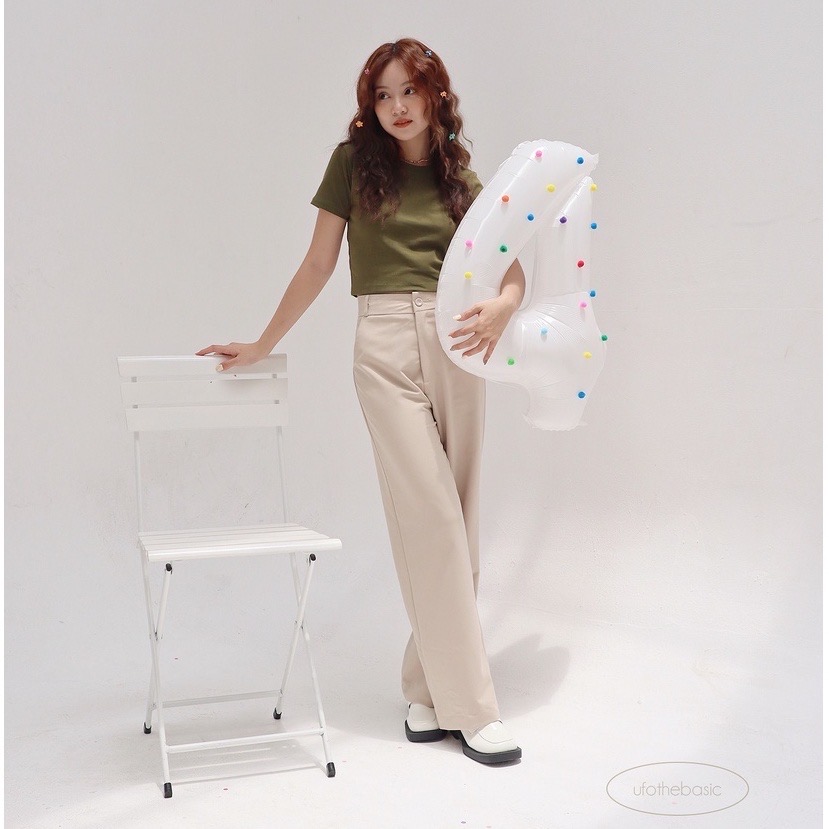 [Nhập LAZLOOK99 GIẢM 100K/500K] [Hoàn tiền 20%] Áo croptop chất borib co giãn tốt freesize - Borib Croptop - by ufo.thebasic