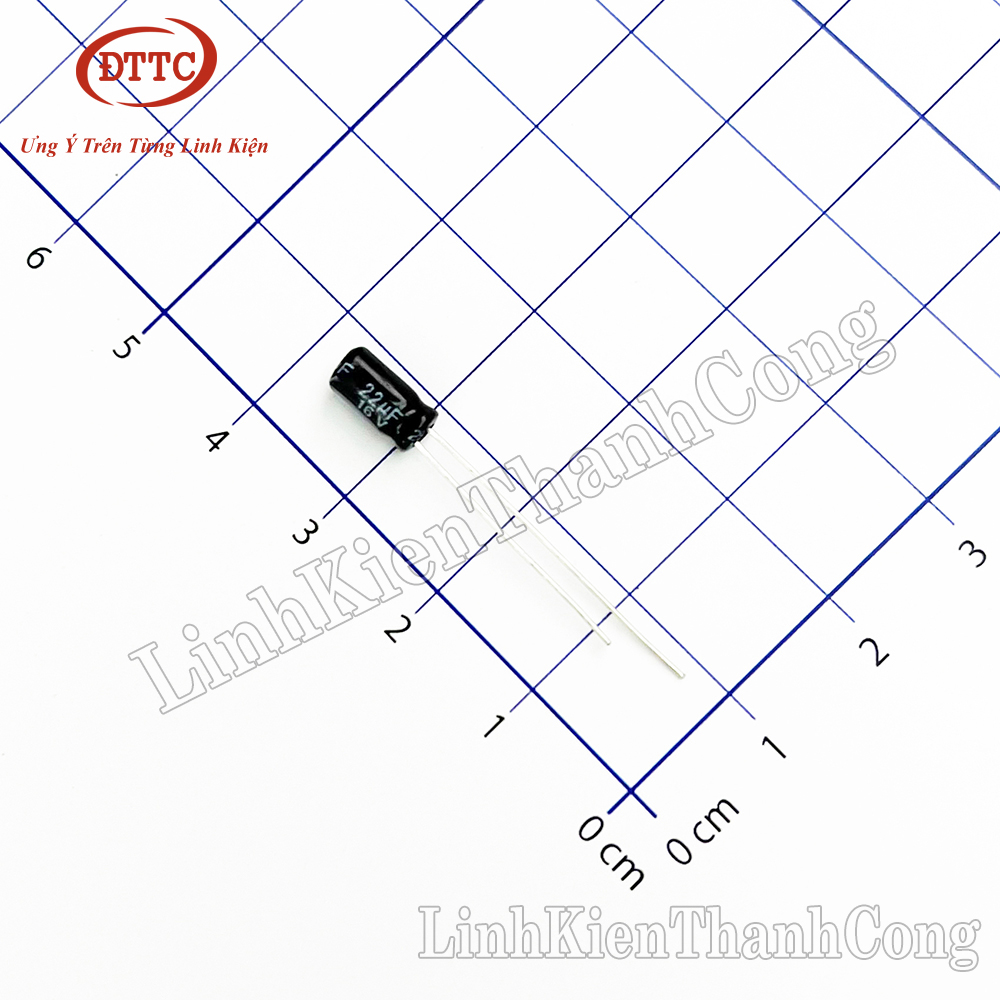 Bộ 5 chiếc tụ hóa 22uf 16v