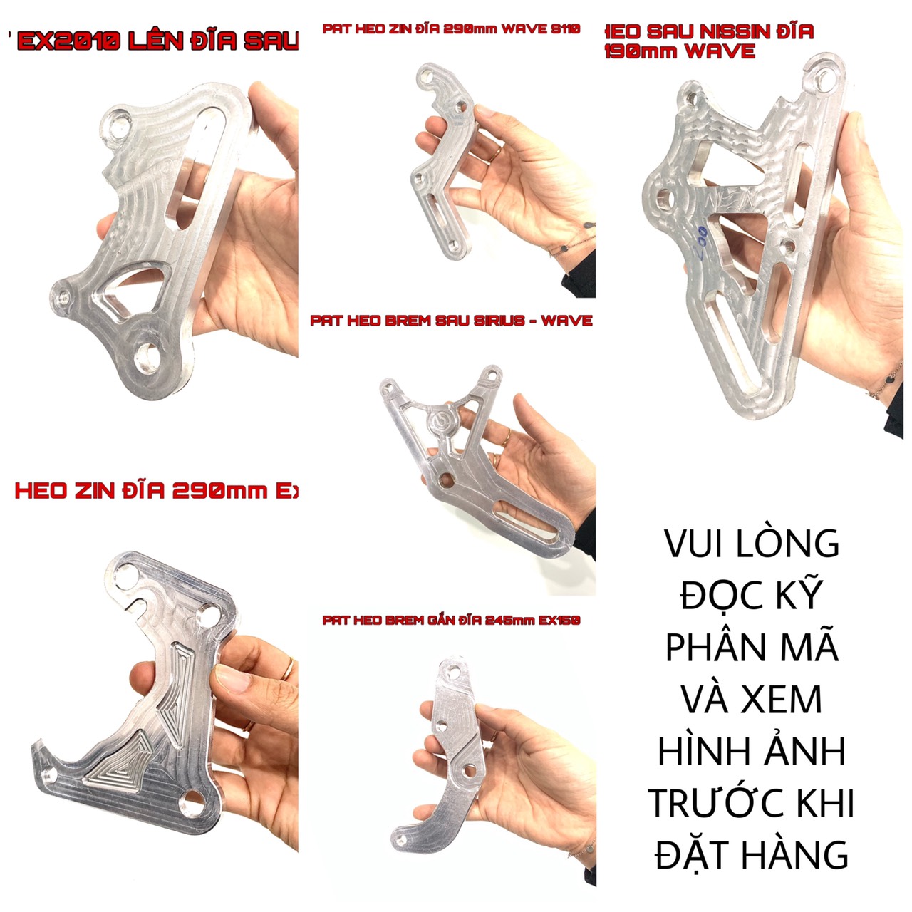 Thanh lý pat heo cnc cho xe máy các loại