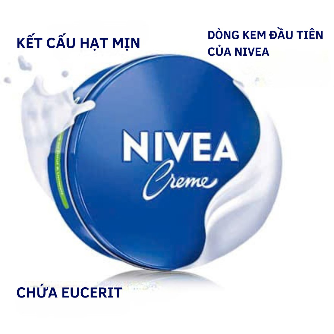 Kem dưỡng ẩm Nivea Creme hộp thiếc xanh (Đức)