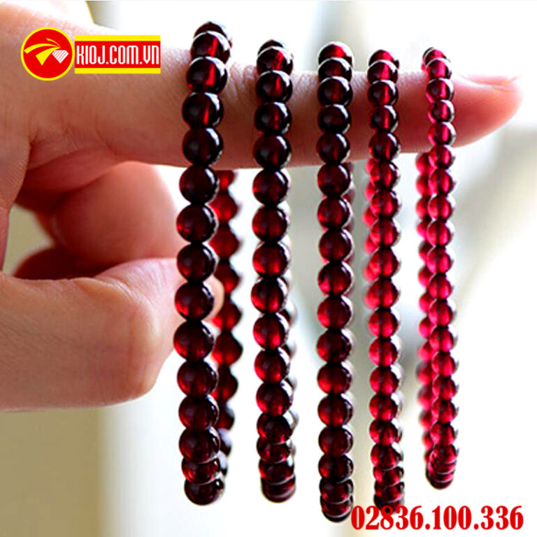 [HCM]Vòng Tay Đá Garnet – Ngọc Lựu Đỏ (VIP) - KIOJ