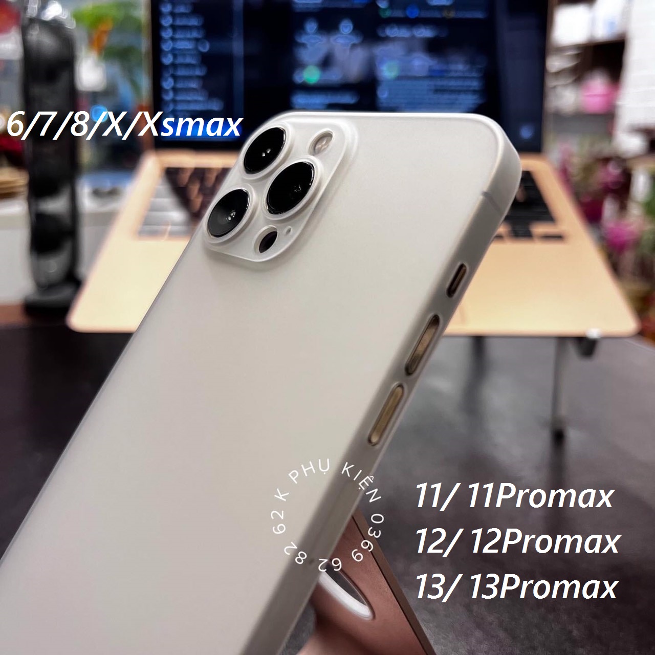 Ốp Lụa Nhám Chống Vân Tay - Ốp Giấy Siêu Mỏng Cho IPhone