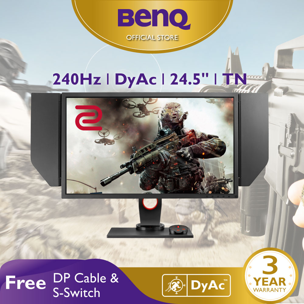 Màn hình máy tính BenQ ZOWIE XL2546 240Hz 24.5 inch DyAc™ eSports Gaming FPS (CSGO, PUBG, ...)
