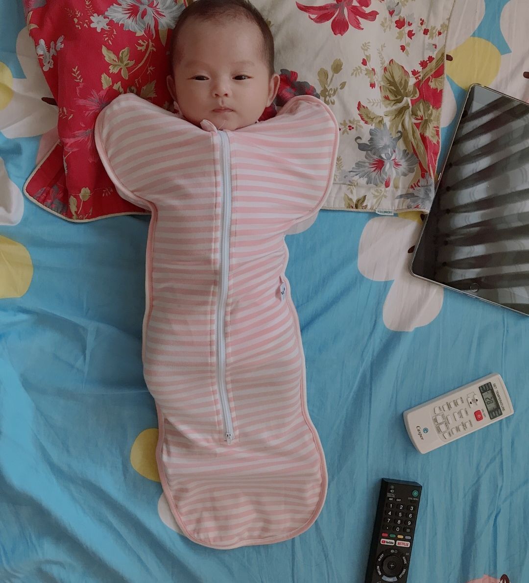Nhộng chũn cotton cao cấp,khóa kéo 2 chiều cho bé