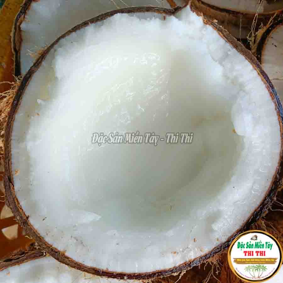 Dừa Sáp Thượng Hạng Loại 2 - Size Vừa (Trái 800gr-1Kg)