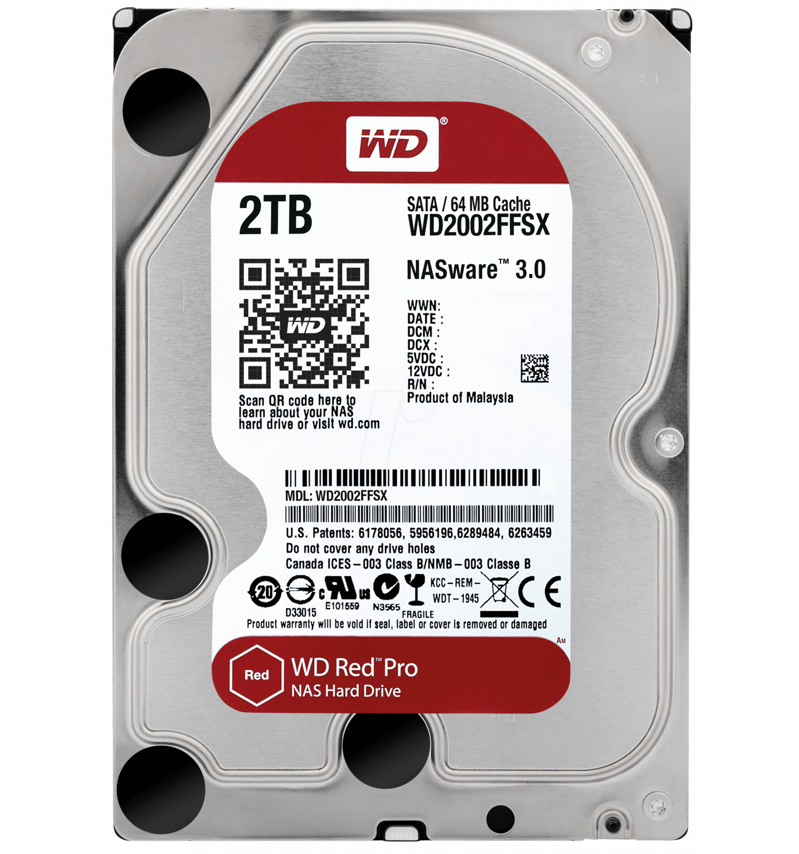 [HCM]Ổ cứng WD 2TB Red chuyên dụng cho Nas