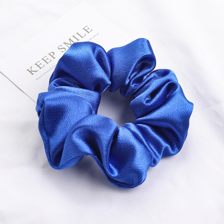 [HCM][Bảng 3] Dây Cột Tóc Vải Cột Scrunchies Satin Lụa Phi Bóng Mềm Màu Vintage Pastel - Vani Store