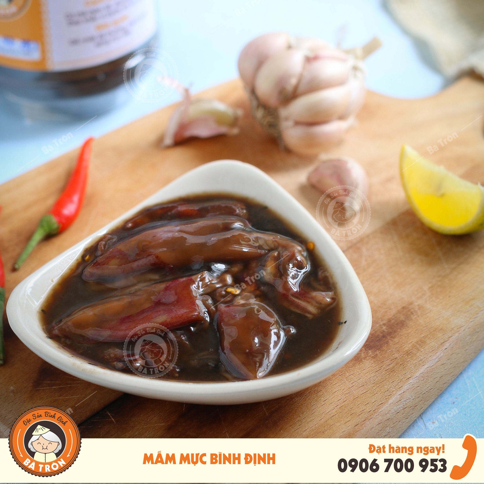 [HCM]Mắm Mực 500gr- Đặc Sản Bình Định Bà Tròn