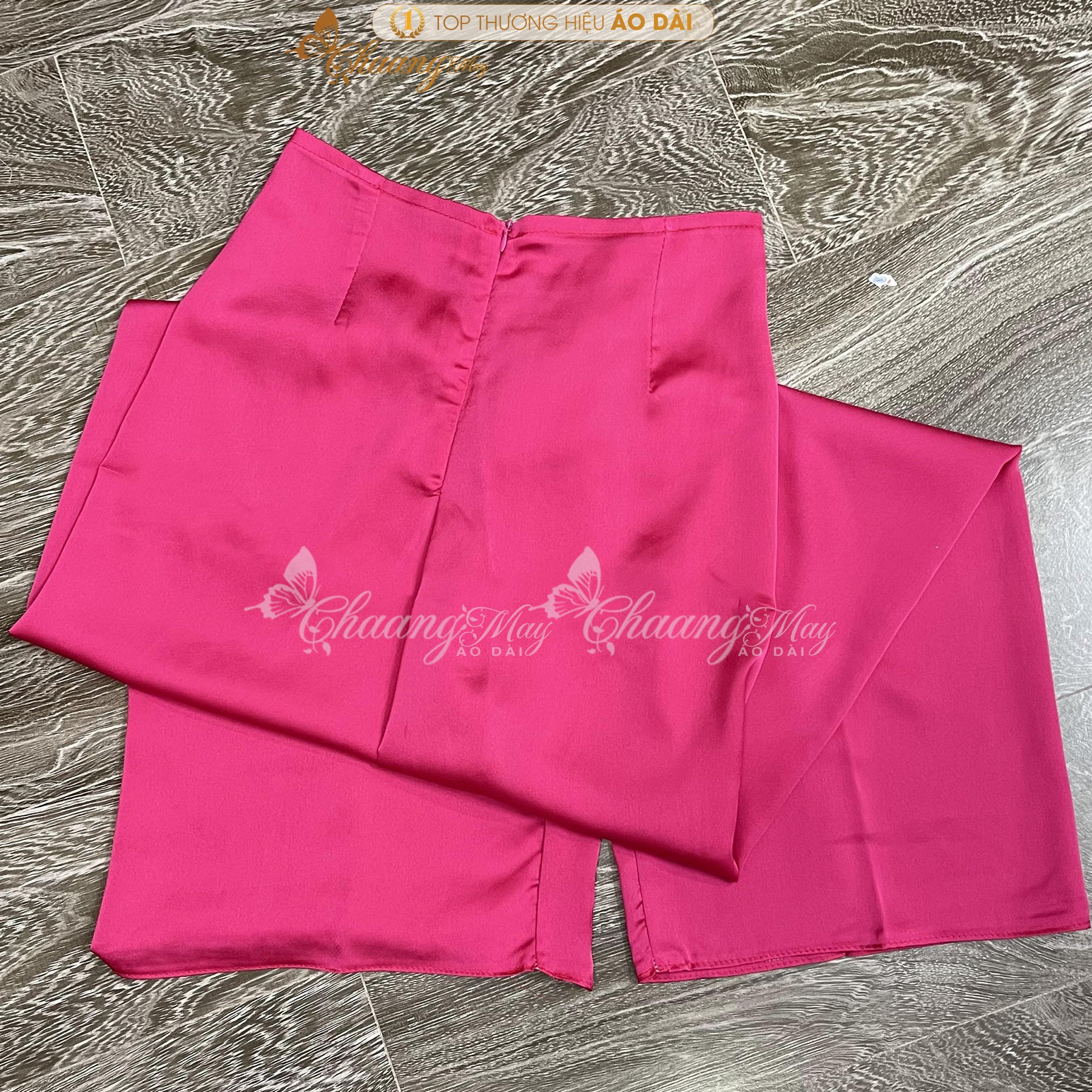 Quần áo dài đẹp CHAANG Chất vải lụa phi mềm, quần dễ mặc có thun và khóa kéo kết hợp