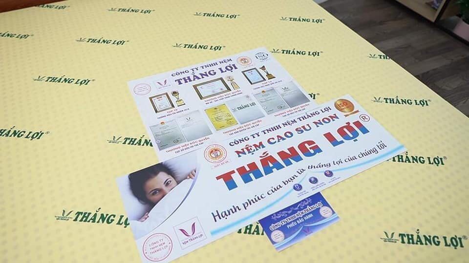 [HCM][Size 1m6 x 2m x 10cm] NỆM CAO SU NON THẮNG LỢI 100%