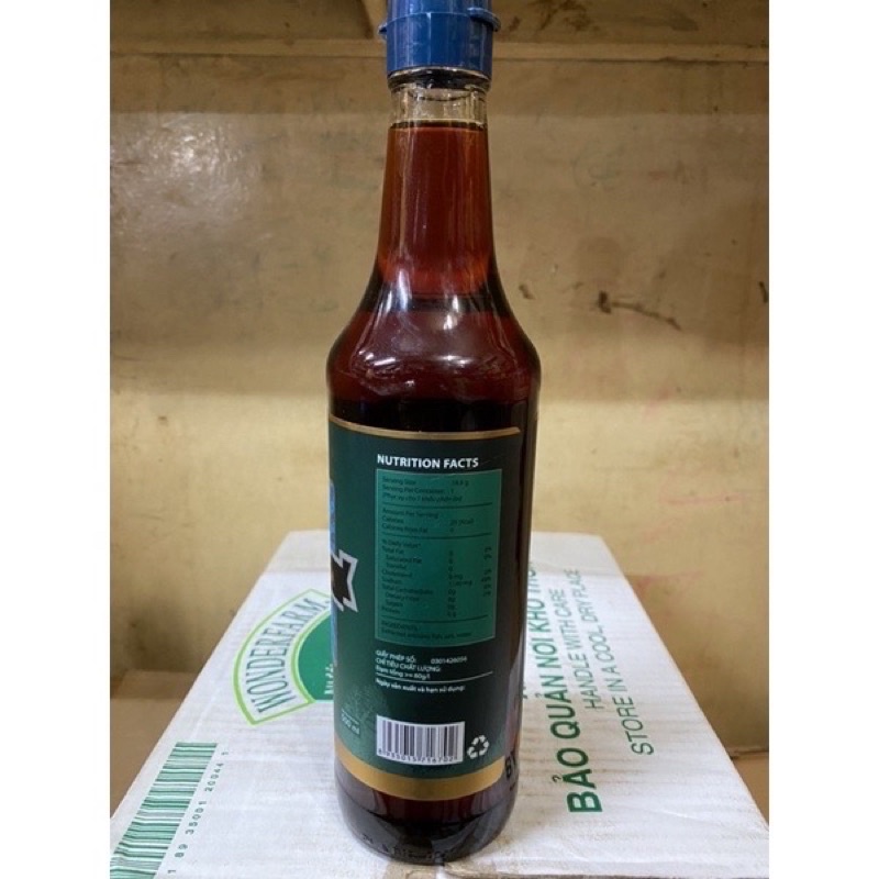 NƯỚC MẮM HẠNH PHÚC 60 ĐỘ ĐẠM 500ml