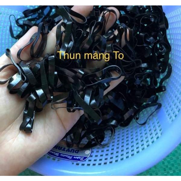 Sỉ 0.5 kg thun buộc tóc thái siêu dẻo dai