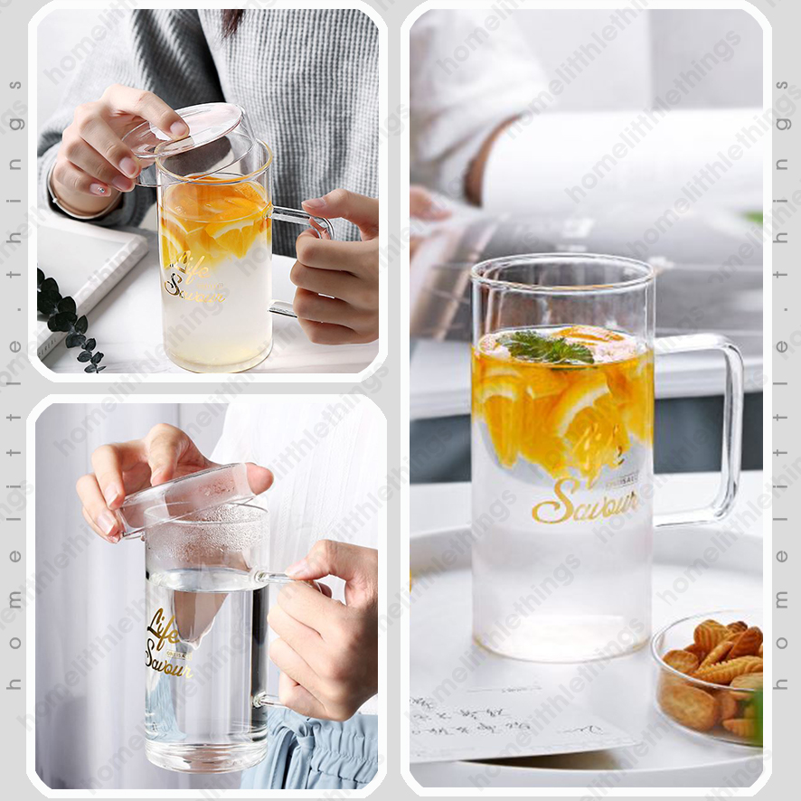 [HCM]Ly thủy tinh in chữ có nắp đậy