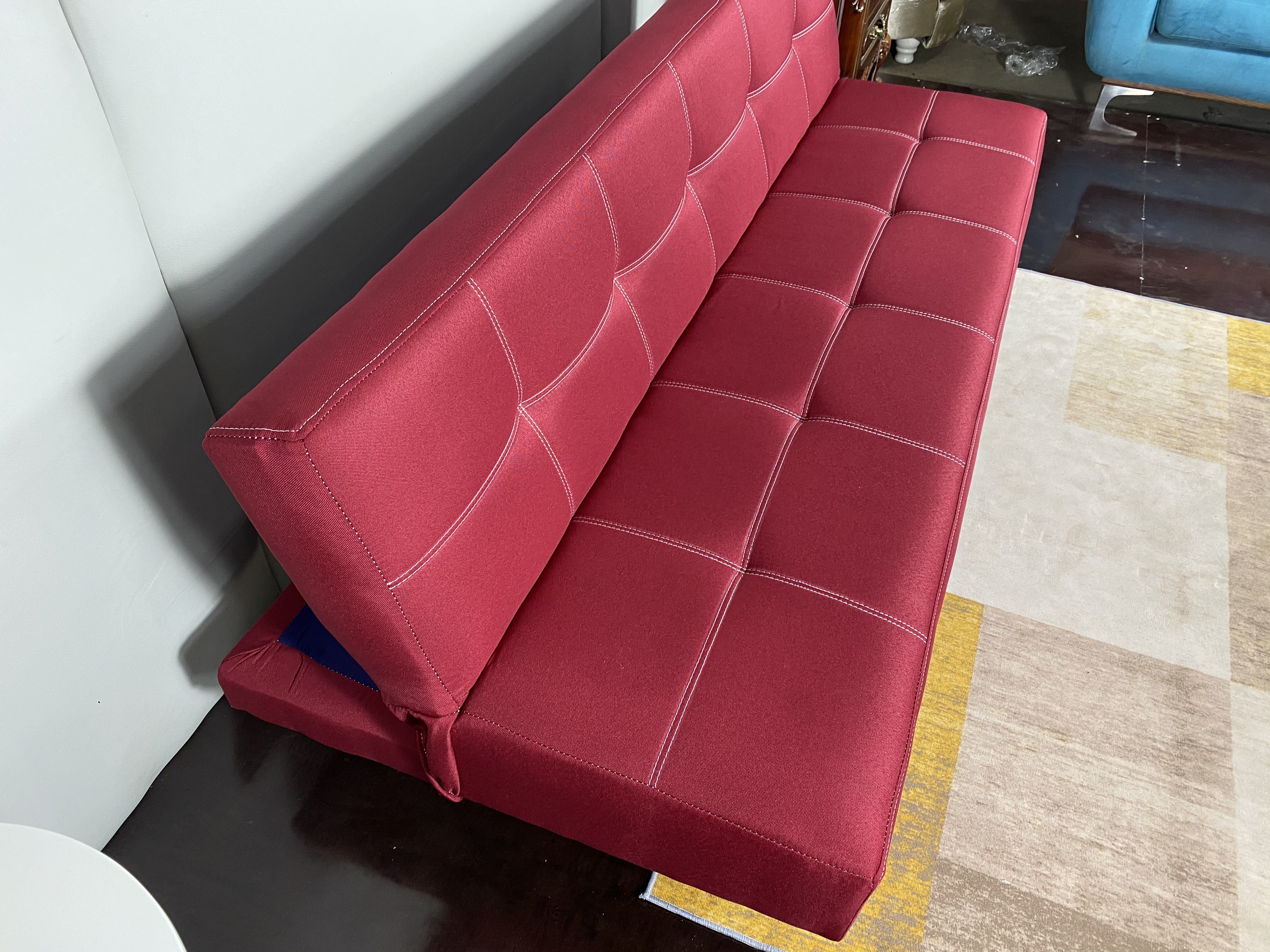 Sofa bed. Ghế giường đa năng. Màu đỏ.
