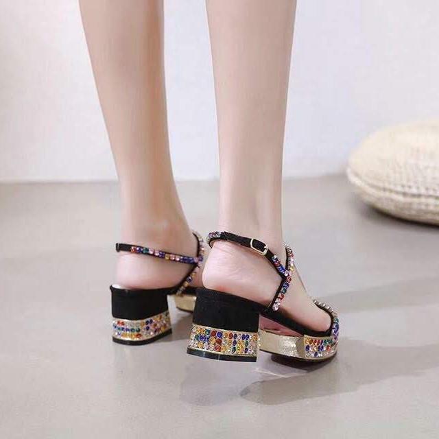 Sandal Hồ Ngọc Hà Đính Đá SD213