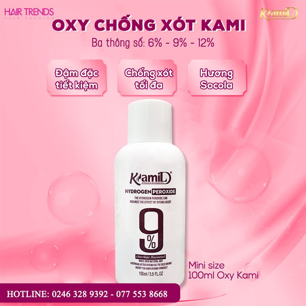 Oxi nhuộm chống xót KAMI- hương socola