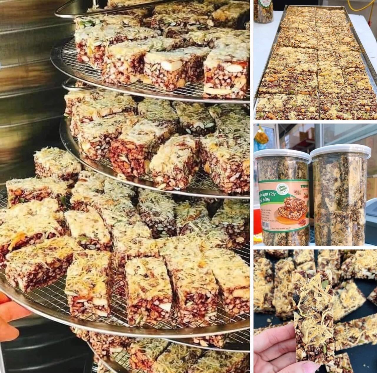 THANH GẠO LỨT CHÀ BÔNG MIX HẠT DINH DƯỠNG