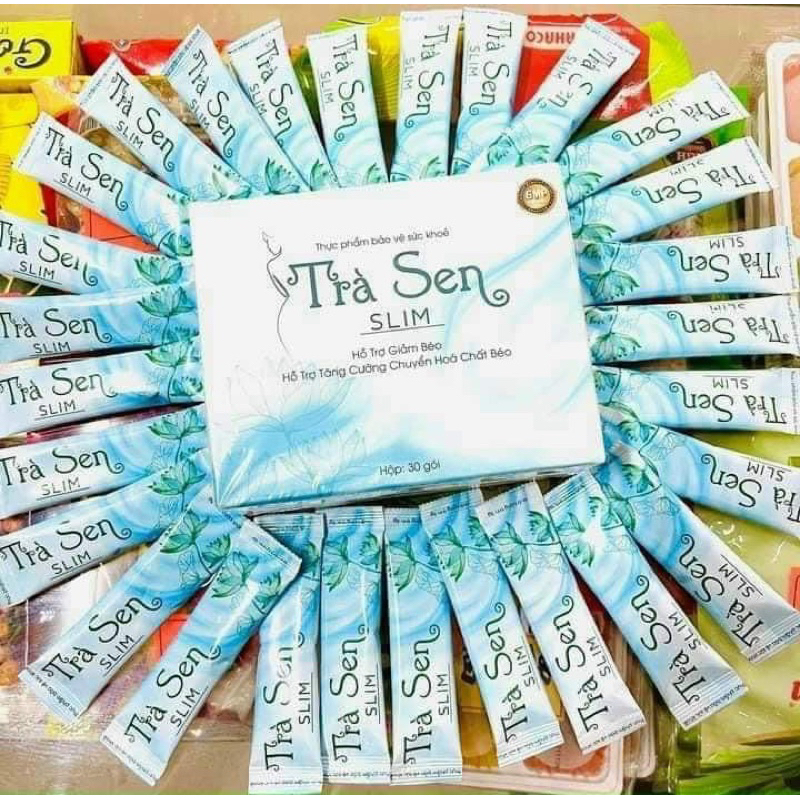 Trà sen giảm cân giảm mỡ - hộp 30 gói