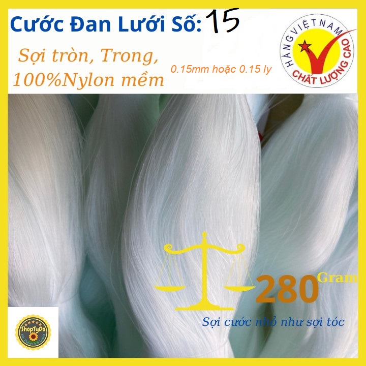 Cước đúc liền cuộn số cước từ 15 đến số 500 cước đan chài lưới cước cắt cỏ câu cá thả diều cước dây treo đa dụng