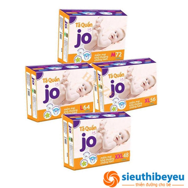 BỈM QUẦN JO 3S cỡ M72 cắt tem