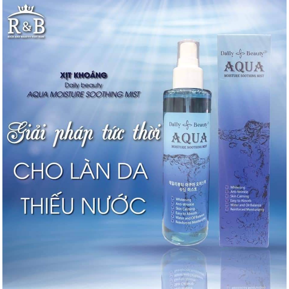 Xịt khoáng Aqua Moisture Soothing Mist