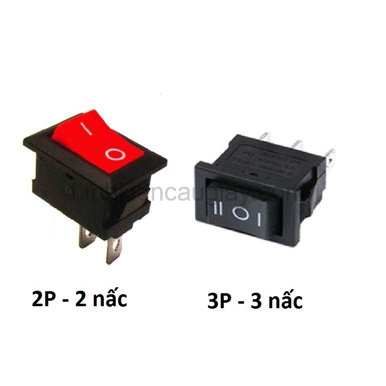 Công tắc bập bênh 3a 250v 10x15mm