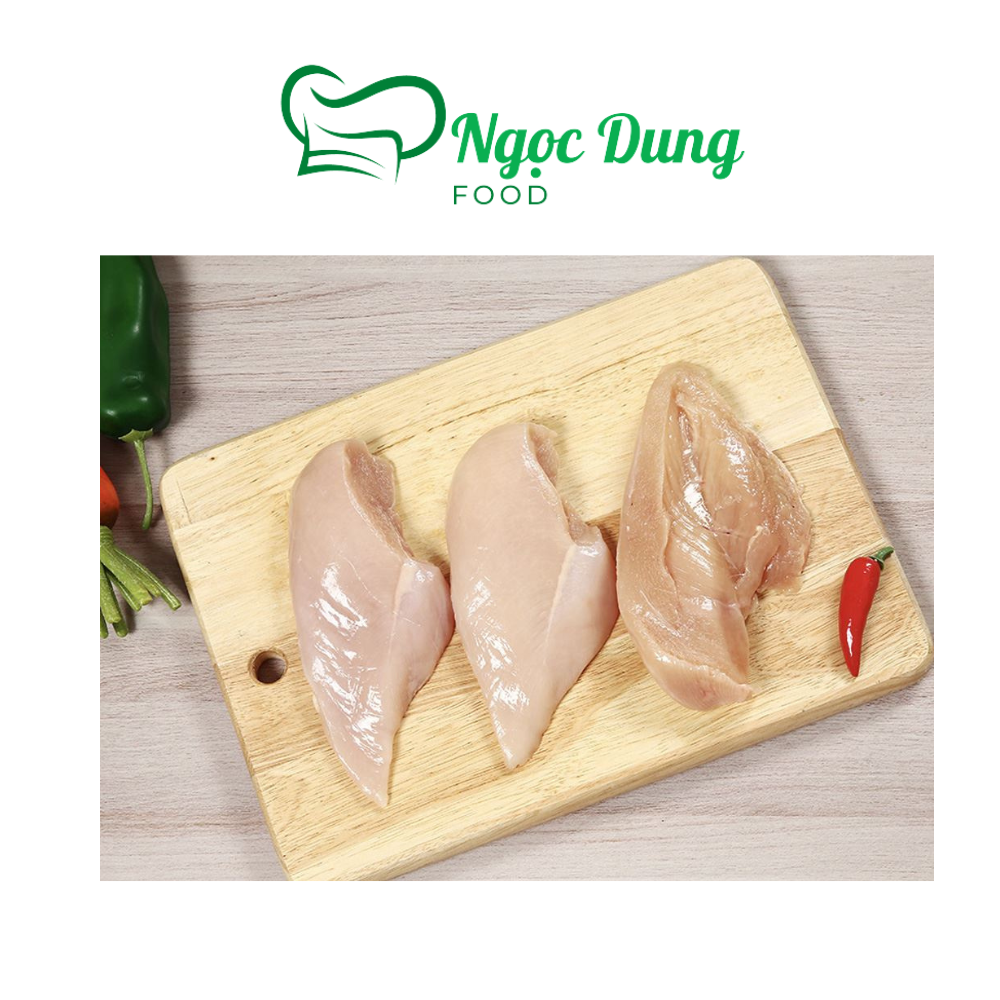 Ức gà tươi phi lê hộp 400g (giao hỏa tốc TPHCM)