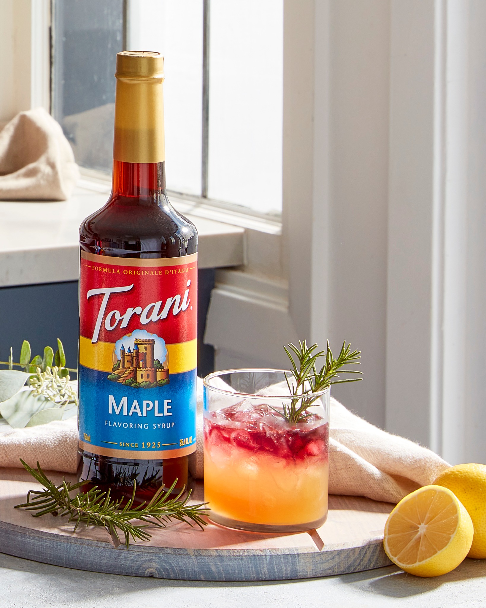 Torani Classic Siro Pha Chế Lá Phong Maple Syrup 750ml Mỹ