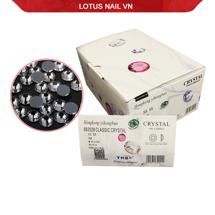 Túi đá đính móng YHB cao cấp mix đủ size