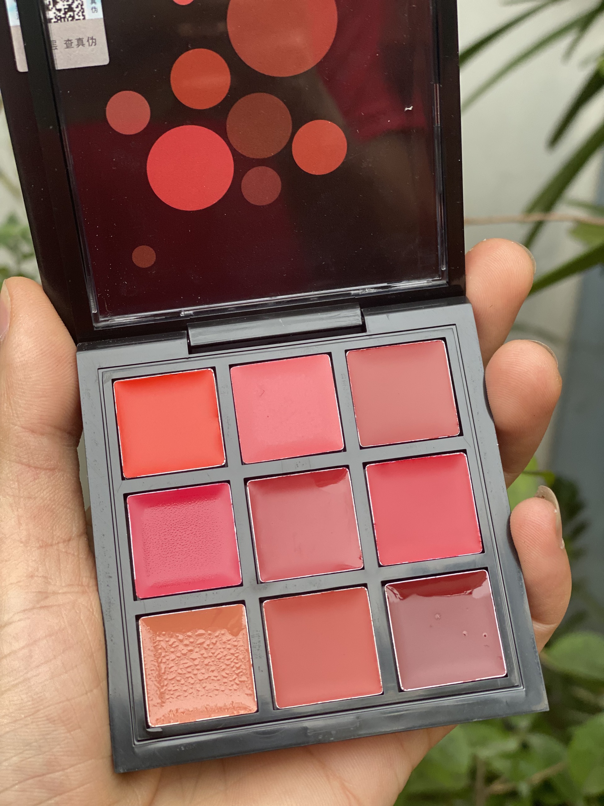 Bảng son 9 ô nội địa Trung