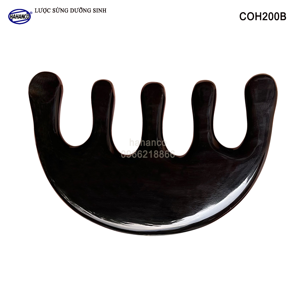 Lược sừng massage da đầu đả thông kinh lạc- COH200B -Chải tóc giảm đau đầu