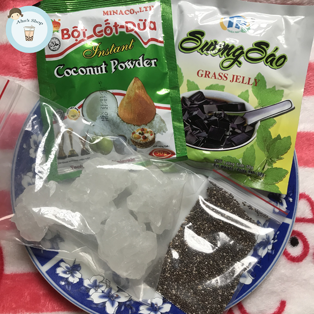 Set Chè Sương Sáo Cốt Dừa Hạt Chia