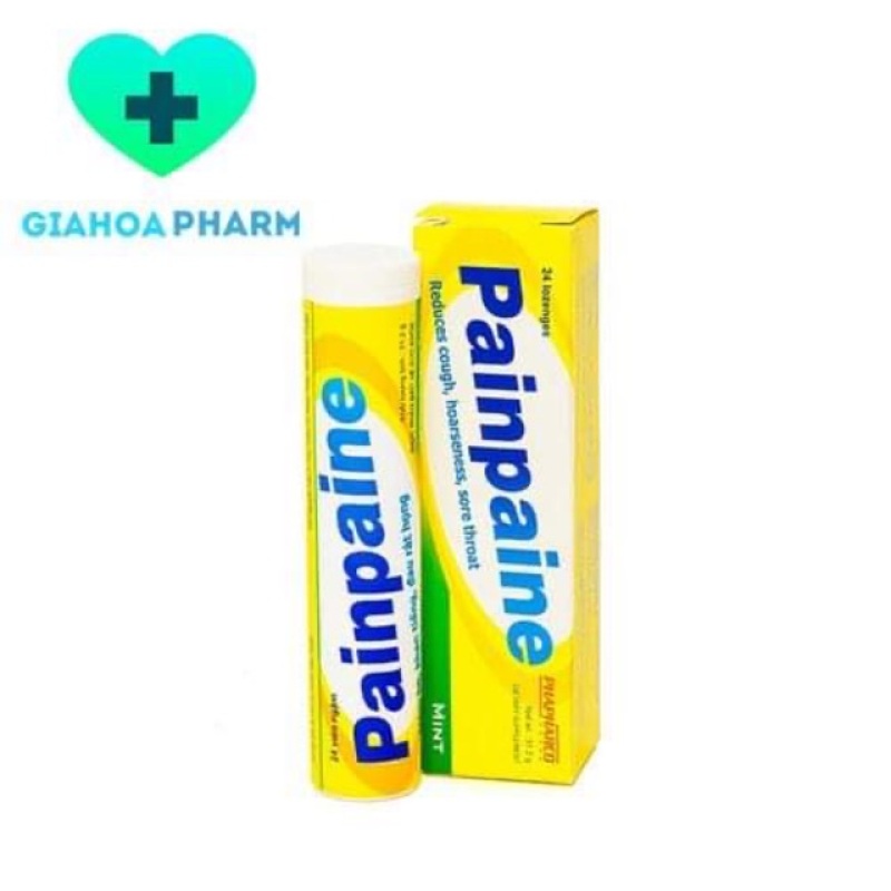 [HCM]Viên ngậm giảm ho khàn tiếng đau rát họng Painpaine nhập khẩu