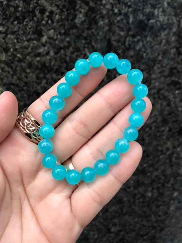 [HCM]VÒNG TAY AMAZONITE 8LY