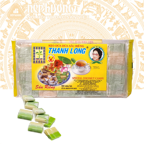 1 hộp kẹo sữa dừa thanh long siêu ngon