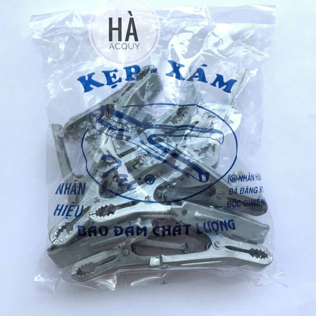 10 cặp Kẹp bình Ắc quy Xám Tài 30A - 7Cm (loại tốt)