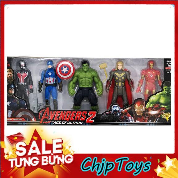 ĐỒ CHƠI TRẺ EM Bộ 5 Siêu Anh Hùng Avenger 2