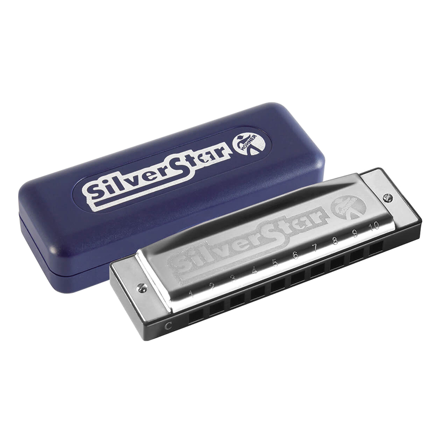 Kèn harmonica Diatonic Silver Star -Nhập khẩu Đức