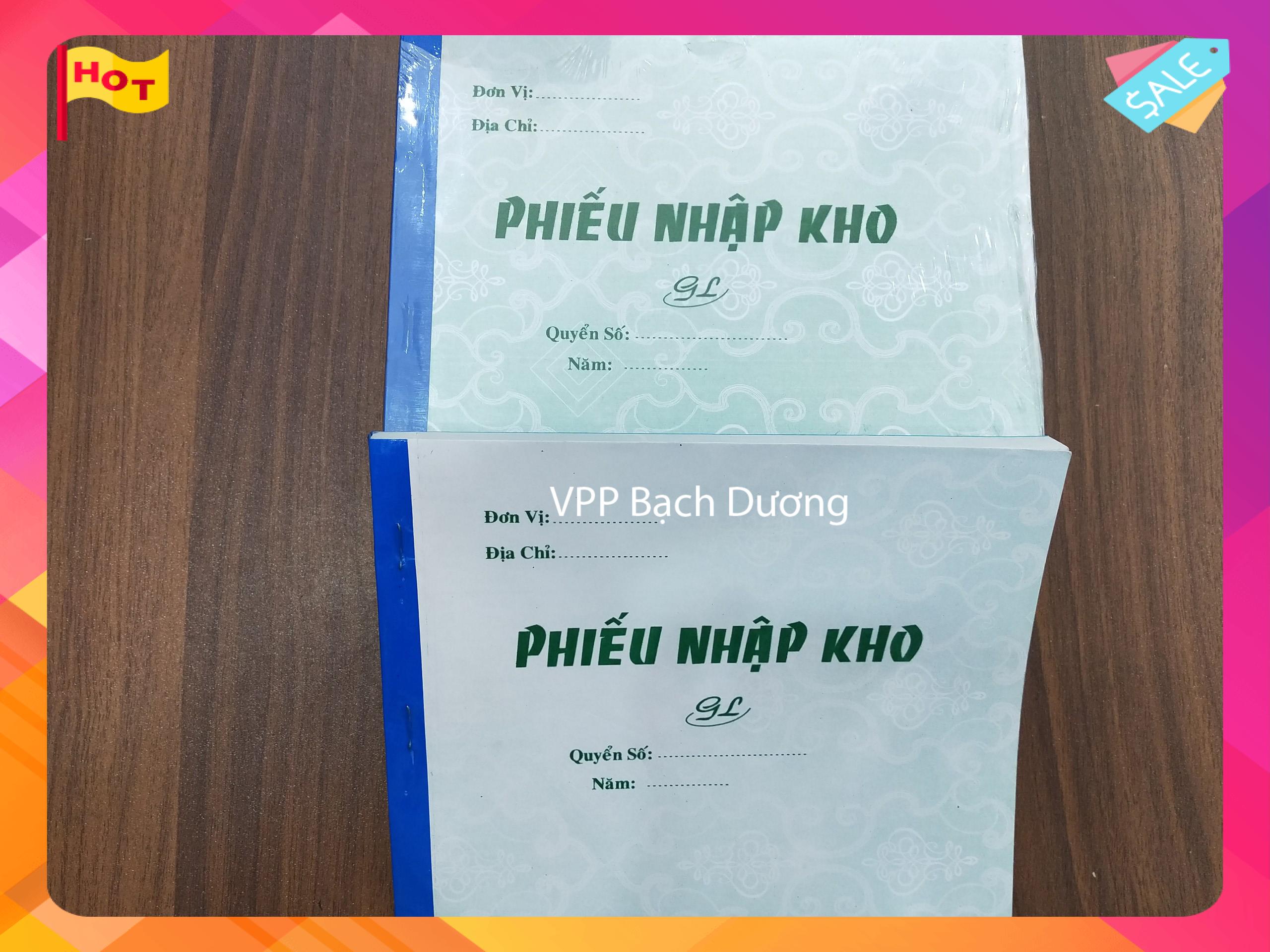 Phiếu Nhập Kho 3 liên cỡ A5 (16cm x 20cm) 150 tờ - Cuốn