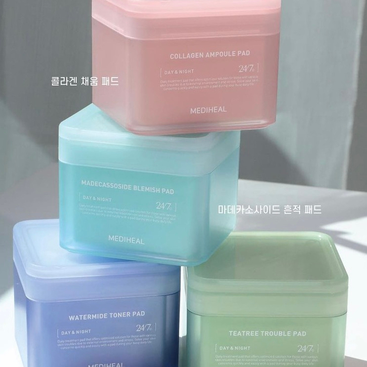 Hộp mặt nạ 1OOpcs pad 24/7 MEDIHEAL