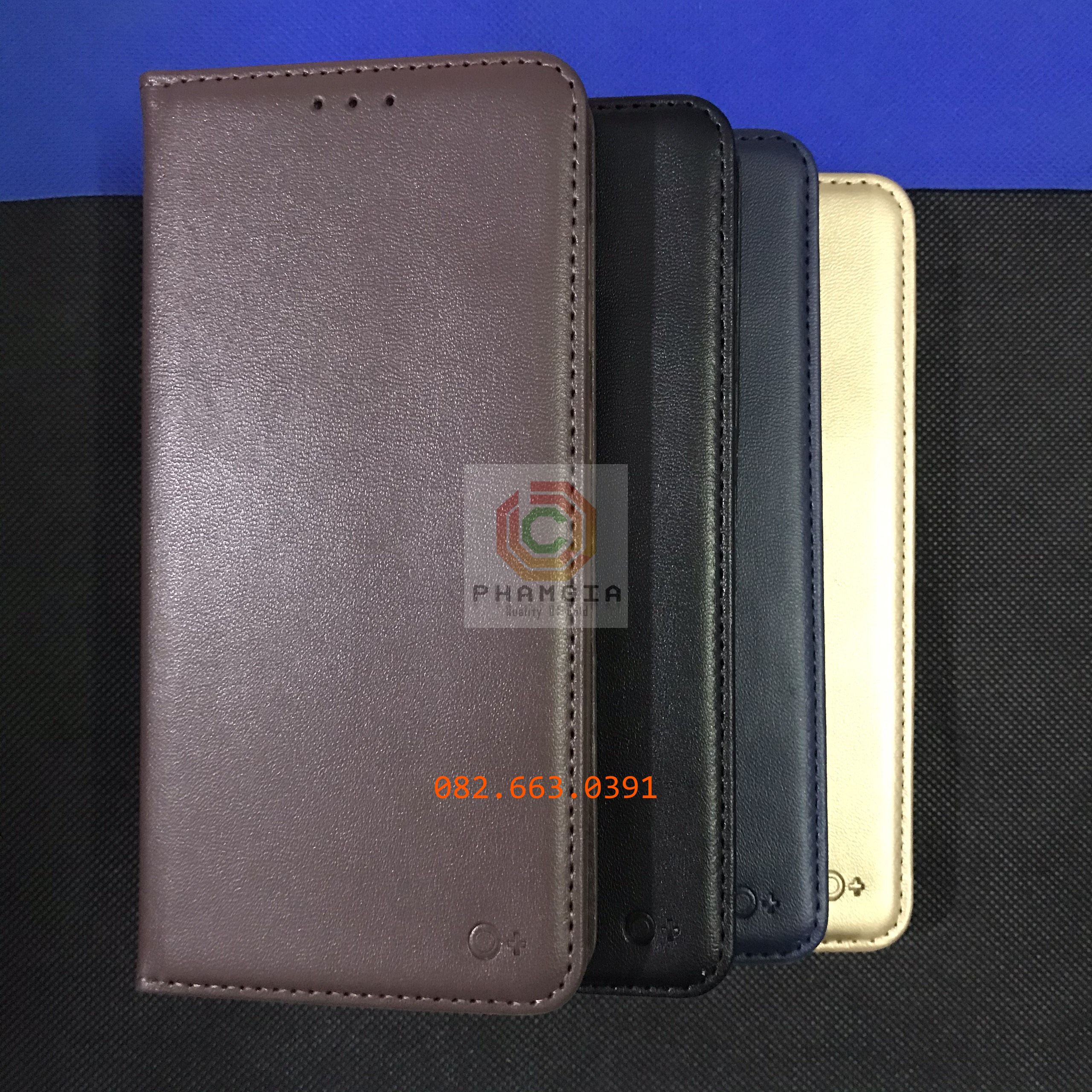 Bao da Samsung A12 chất liệu da sang trọng, có ngăn đựng thẻ siêu tiện lợi