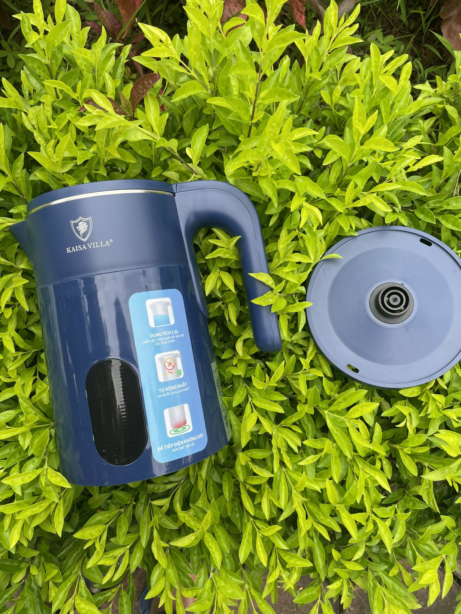 Ấm siêu tốc inox 1.7L Kaisa Villa JD-8127