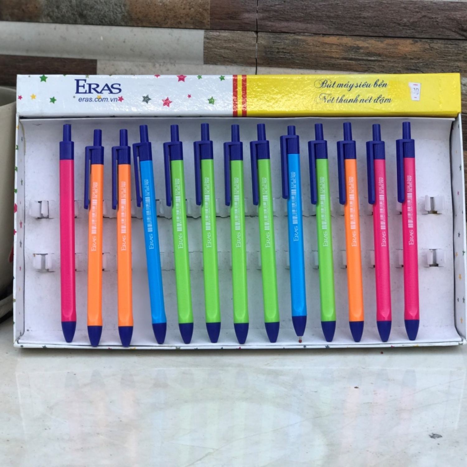 [Eras VN]  3 cây BÚT BI SIÊU TRƠN 0.5MM E134vpp Trí Đức