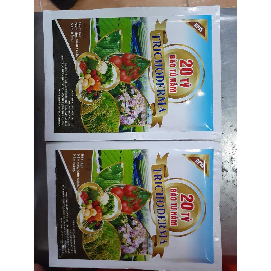 Chế phẩm sinh học trichoderma 20 tỷ bào tử gói 100gr