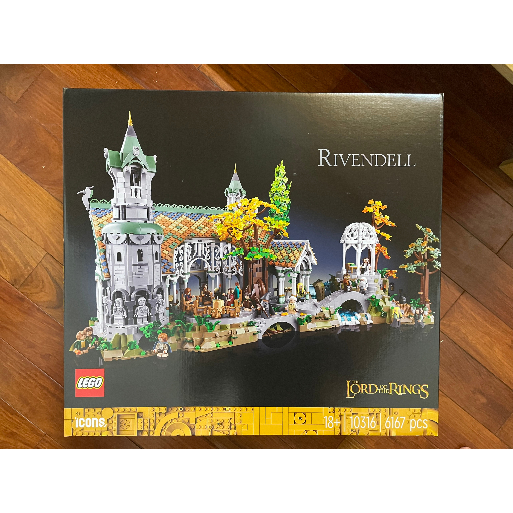 Lego 10316 the lord of the rings: rivendell - chúa tể của những chiếc nhẫn: rivendell