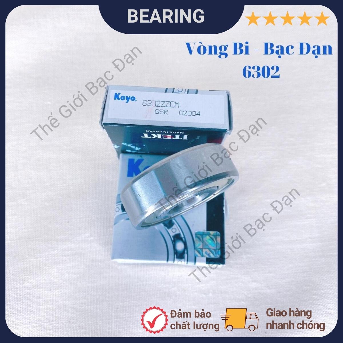 Vòng bi bạc đạn 6302 ZZCM KOYO -Thế Giới Bạc Đạn