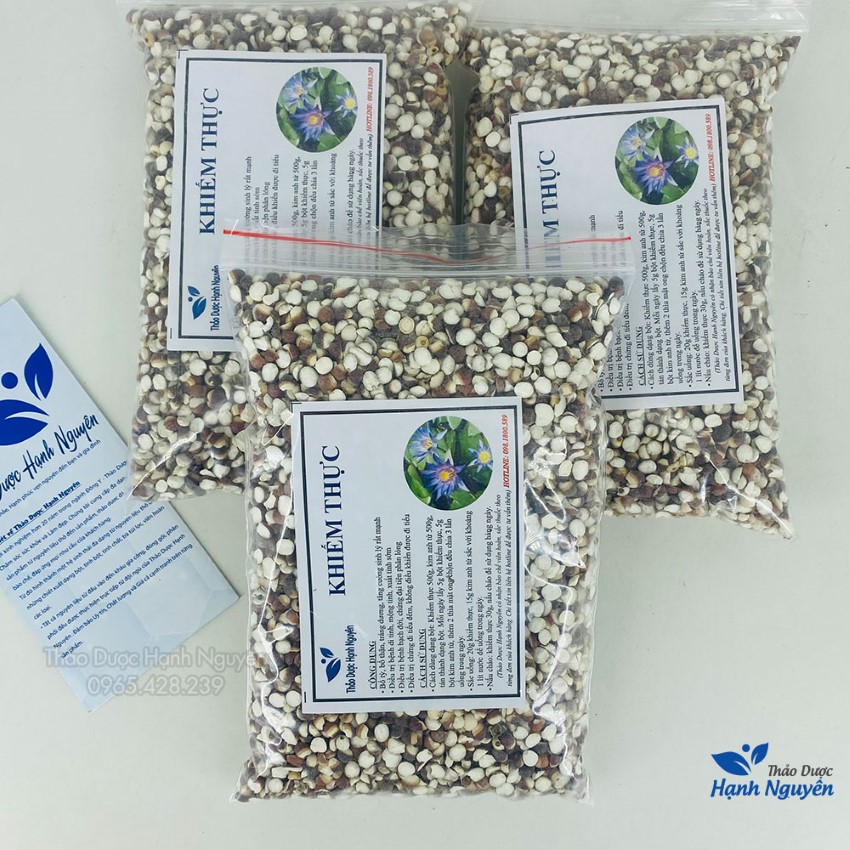 Khiếm thực khô 1kg, hạt khiếm thật, hỗ trợ bổ can thận, mạnh gân cốt, tăng cường sinh lý nam